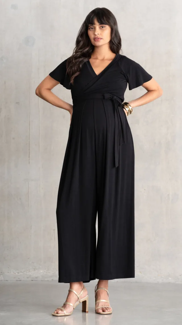 Jersey Maternity & Nursing Jumpsuit