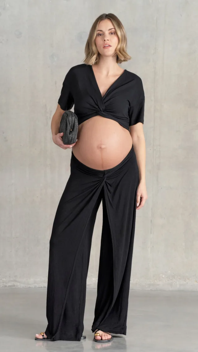Jersey Twist Maternity Trouser