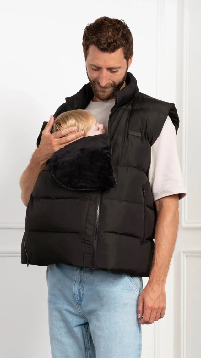Men’S Vest With Babywearing Pouch