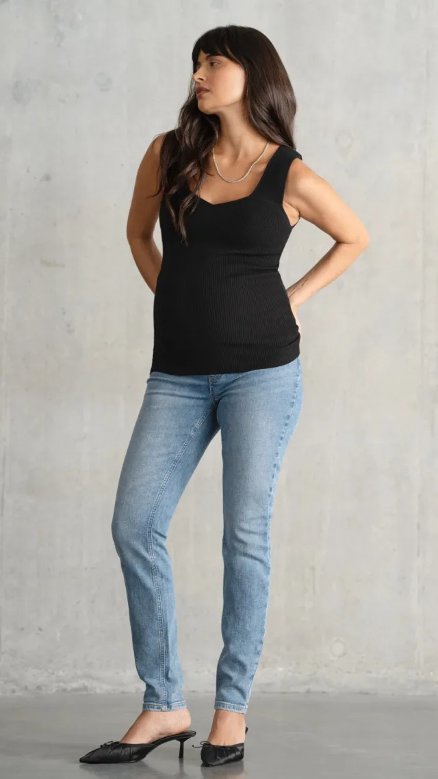 Organic Cotton Skinny Maternity Jeans