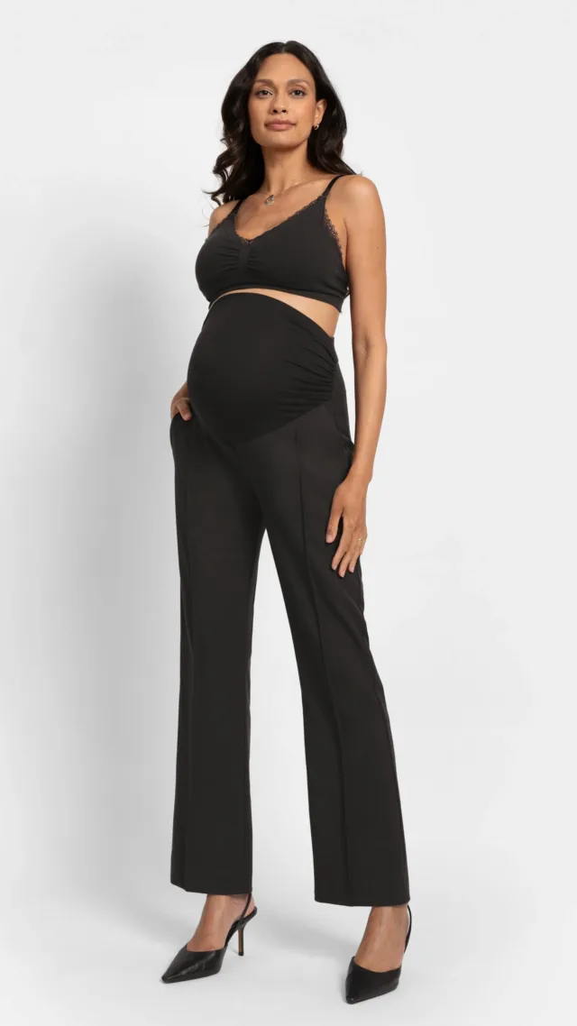 Over Bump Boot Cut Maternity Pants