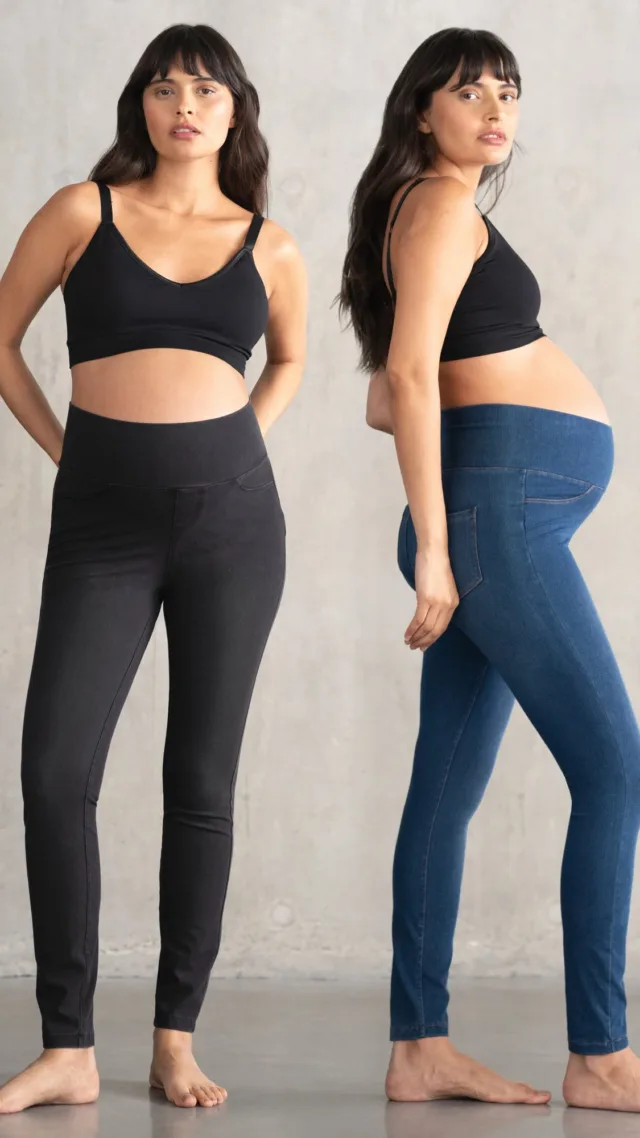 Super-Stretch Maternity Jeggings – 2 Pack