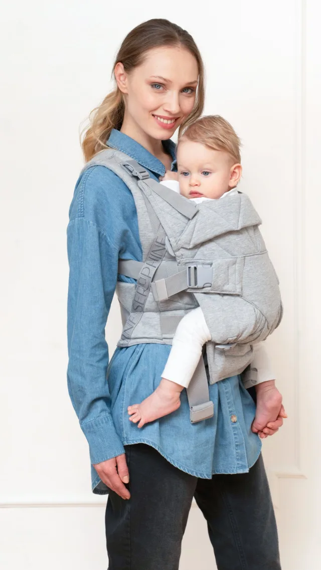The Caripod™ Baby Carrier - Grey Marl Jersey
