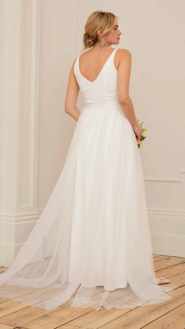 Tulle Bridal Overskirt