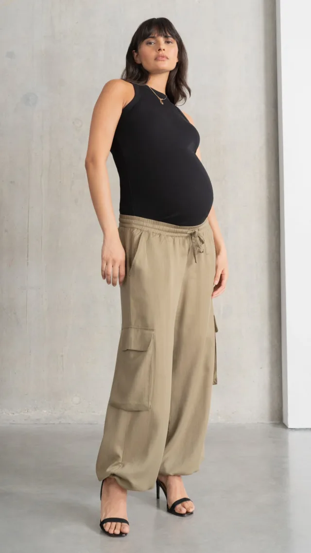 Under Bump Maternity Cargo Trouser