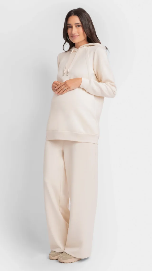 Wide-Leg Lounge Maternity Pants