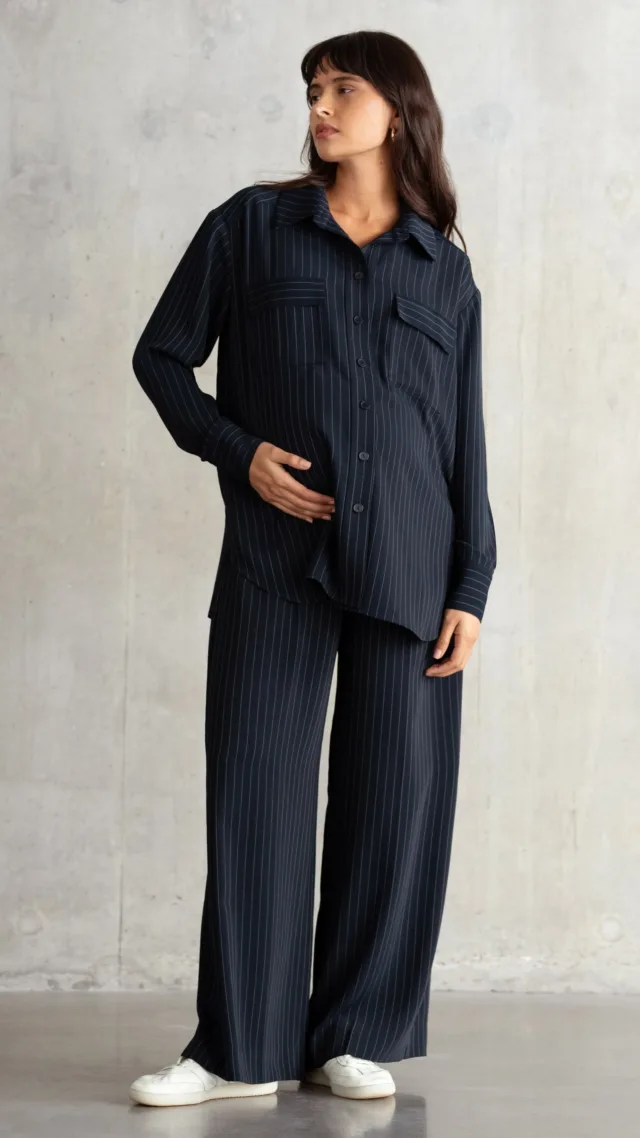 Wide-Leg Maternity Trouser